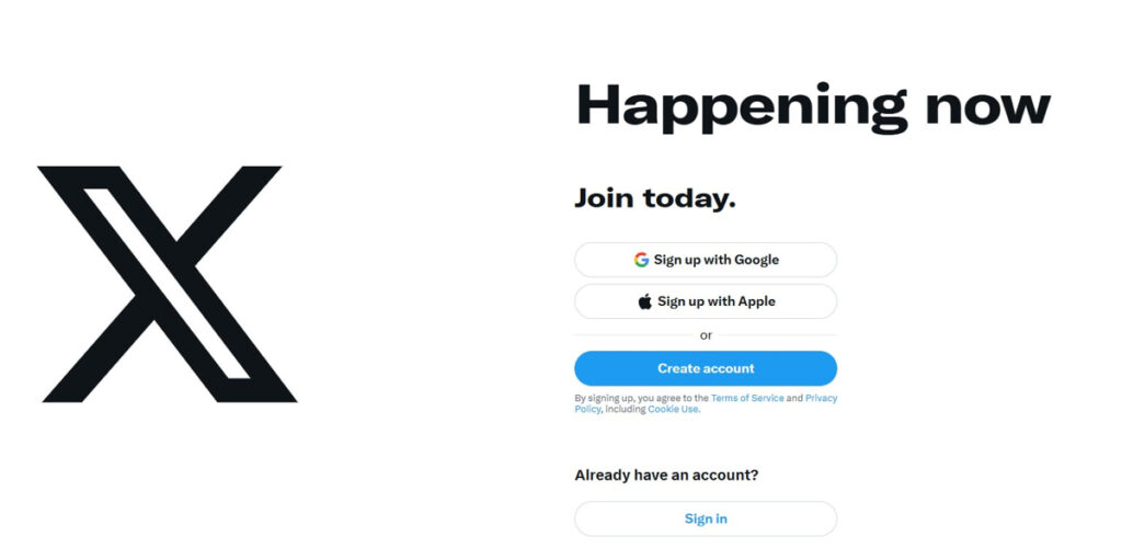 Twitter Homepage